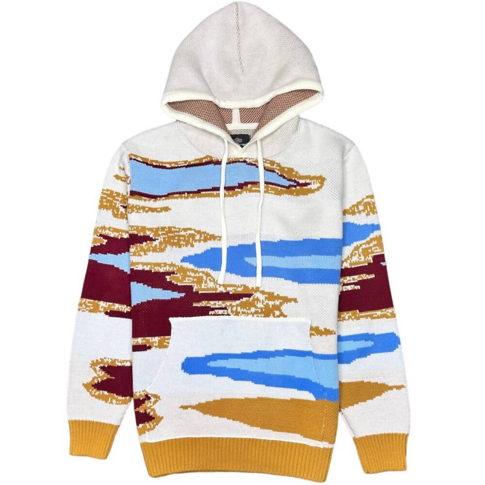 NEW ONE IN A MILLION men's pullover hoodie in white